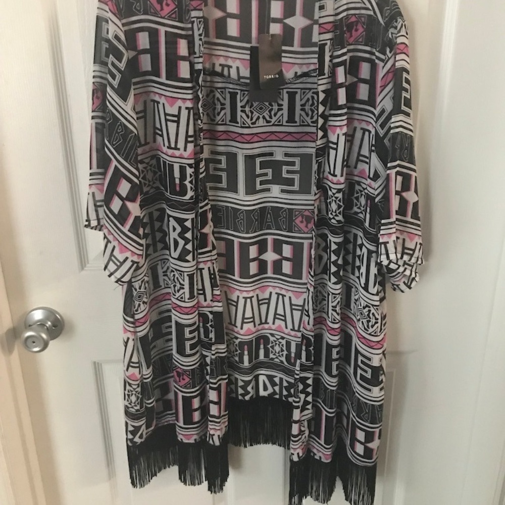 BARBIE Short Sleeve Kimono